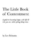 'The Little Book of Contentment' by Leo Babauta